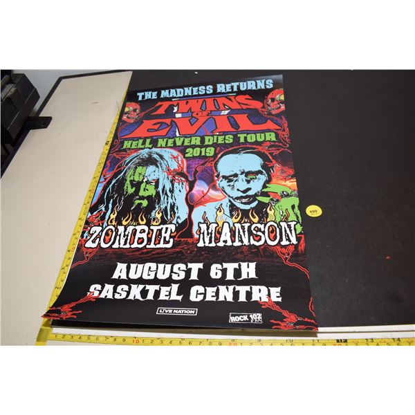 Zombie & Manson Poster