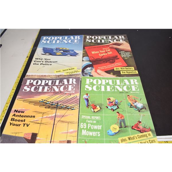 1957 Popular Science Magazines