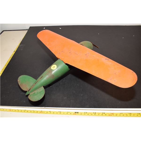 Wyandotte Detroit Lockheed Tin Toy Airplane