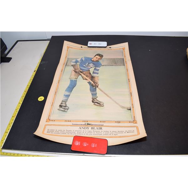 1930 La Presse NHL Hockey Poster
