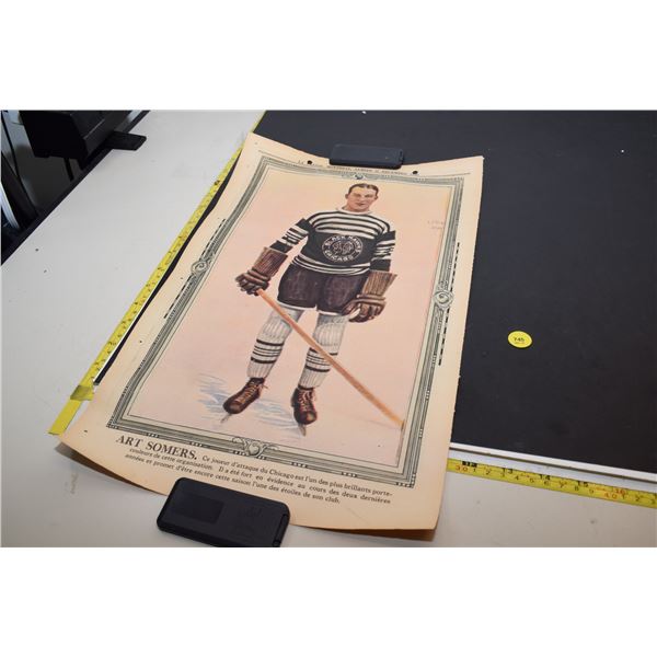 1929 La Presse NHL Hockey Poster