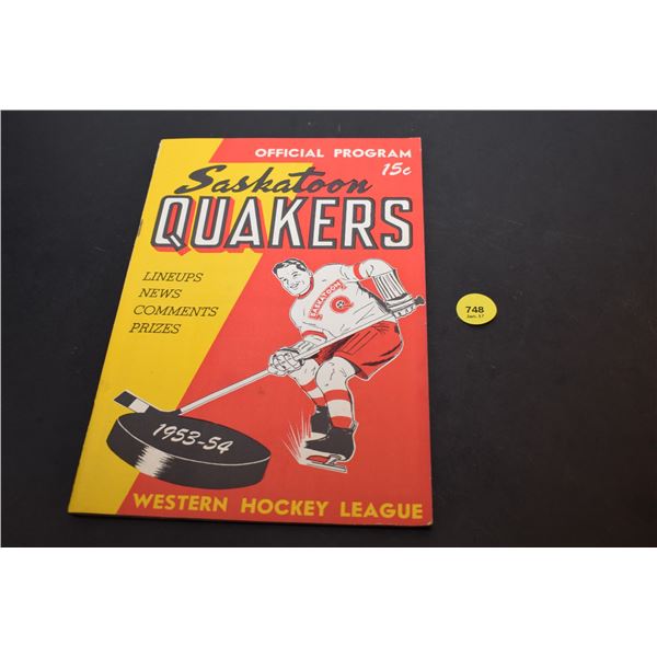 Saskatoon Quakers Hockey Program