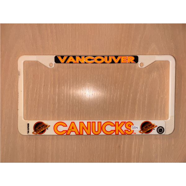 Vancouver Canucks - Licence Plate Cover