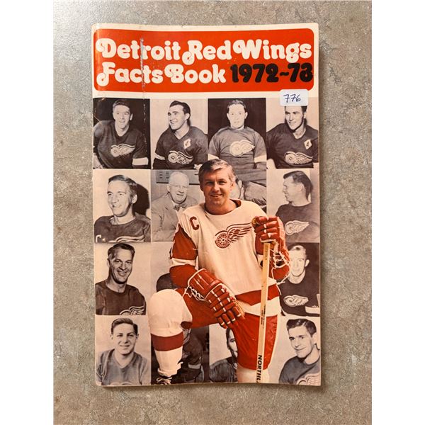 1972-73 Vintage Detroit Red Wings - Fact Book