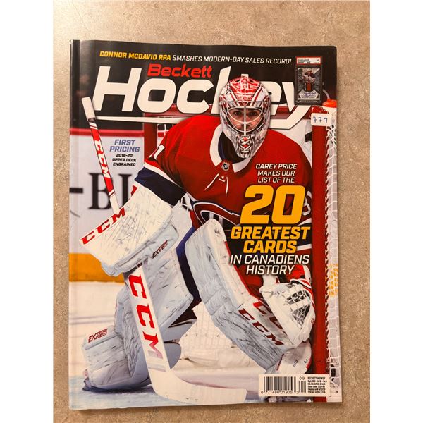 Carey Price - Beckett Magazine