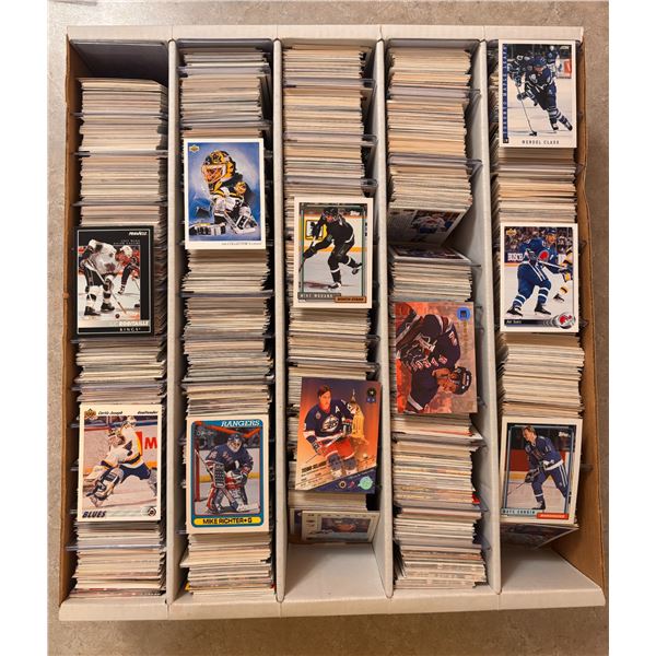 Large Box of Assorted Hockey Cards
