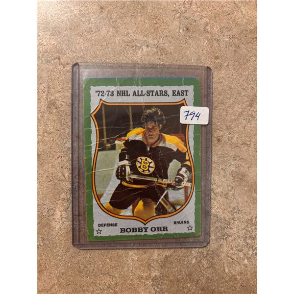 Bobby Orr - 1972-73 All Star Hockey Card