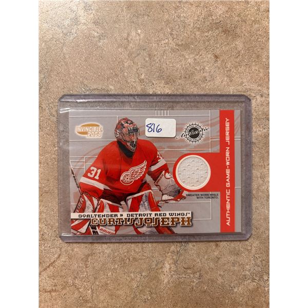 Curtis Joseph - Jersey Card