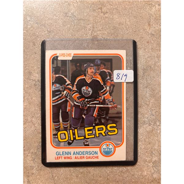 Glenn Anderson - Rookie Card