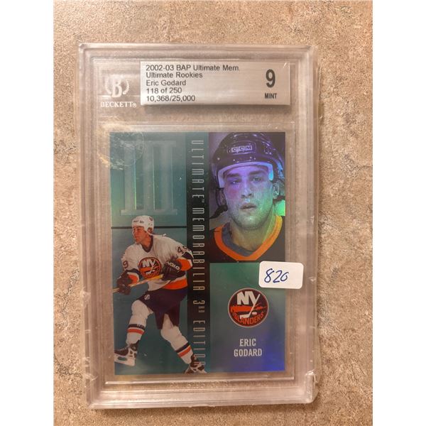 Eric Godard - Rookie Card - Graded Mint
