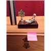 Image 4 : Vintage Graduation Trophy Toppers & Award Plaques Collection Lot features silver graduate figure wit