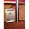 Image 5 : Vintage Graduation Trophy Toppers & Award Plaques Collection Lot features silver graduate figure wit