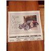 Image 3 : Vintage Car Calendars Collection with Framed Poem Plaque Four vintage calendars: 1981 Album of Antiq