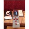 Image 1 : First Holy Communion Keepsakes: Frames, Moon Plaque & Cross- Four religious mementos: moon-shaped Je