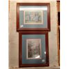 Image 4 : Pair of Vintage Framed Decorative Prints: Pastoral Elegance- This charming pair of matching framed p