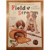 Image 1 : Lot # 856 - Field & Stream Aug 1935: Adorable Beagle Puppies & Fishing Gear Cover by Will Rapp- This