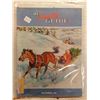 Image 1 : 1951 Country Guide Cover: Horse-Drawn Sleigh with Family Hauling Christmas Tree- The Country Guide i