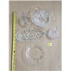 Image 1 : (5) Pieces Assorted Clear Crystal/Glassware