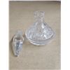 Image 4 : (5) Pieces Assorted Clear Crystal/Glassware