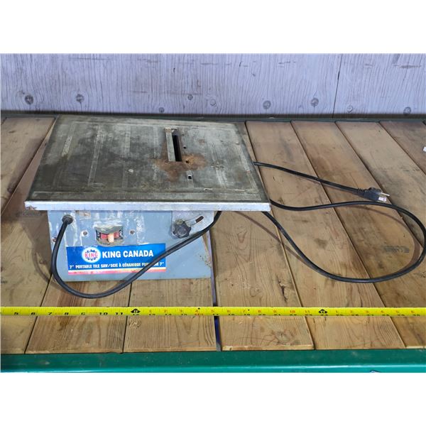 7" portable tile saw