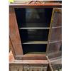 Image 2 : China cabinet with hutch- 51" by 18" by 64"H