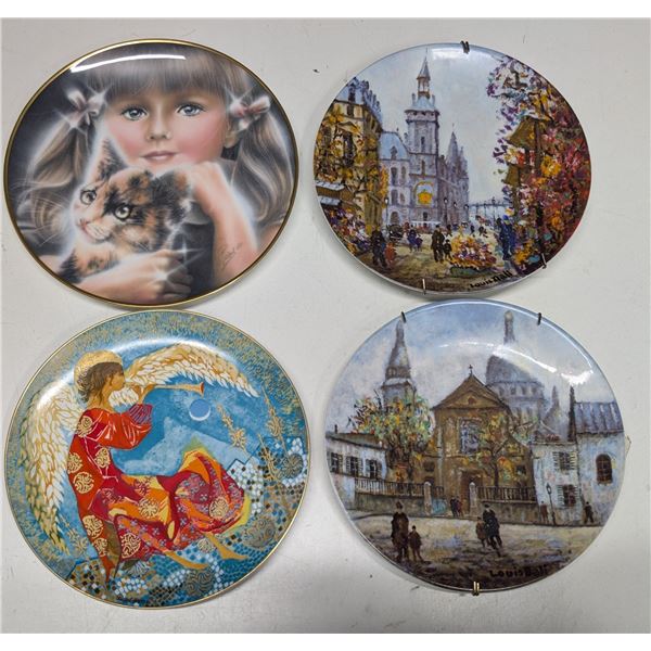 Set of (4) Special Limited Decor Plates (Name, Year, and edition on Images)