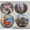 Image 1 : Set of (4) Special Limited Decor Plates (Name, Year, and edition on Images)