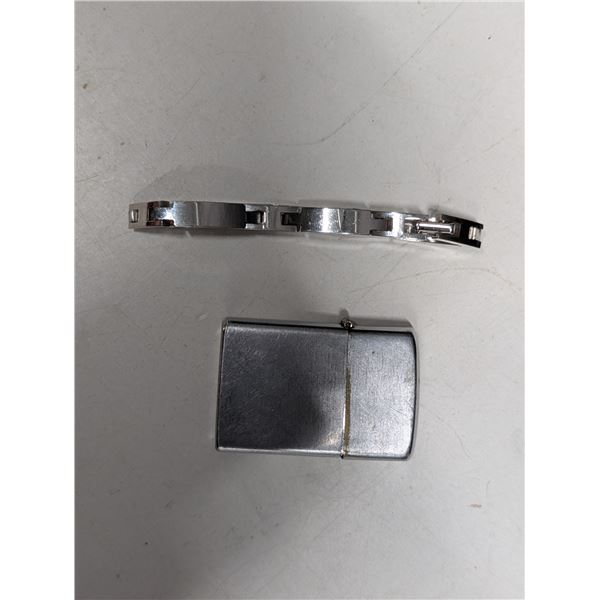 Auer Zephyr Japan Lighter (Works) and Bracelet