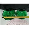 Image 3 : Green Pattern Bowls w/ ink Food Divider
