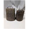 Image 1 : (2) Vintage Cattle bells w/ Knobbers