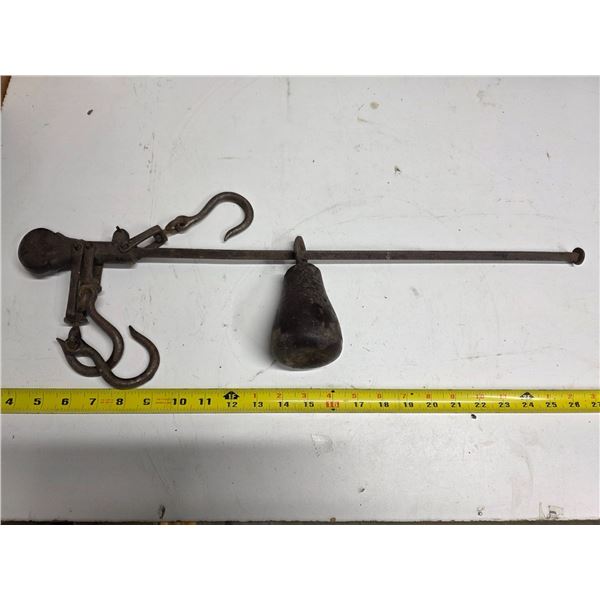 Antique fur trader scale