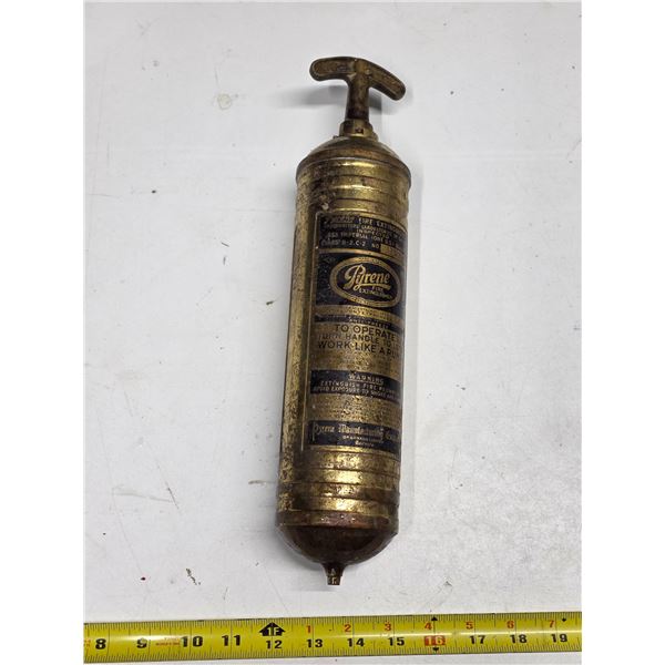 Brass fire extinguisher
