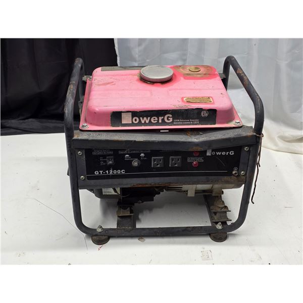 Power G gas generator 1200W- untested