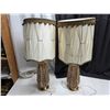 Image 1 : 2 Vintage lamps- working but needs new bulbs