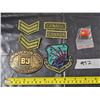 Image 1 : Military Patches, Belt Buckle, Pin