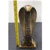 Image 4 : 10” Tall Black and Gold Cobra Statue