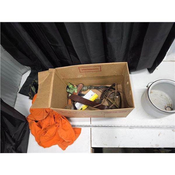 Box of misc items