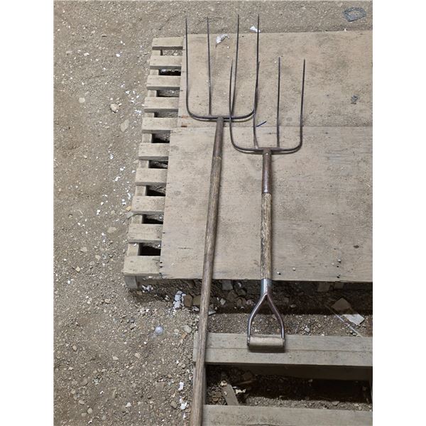 2 pitch forks