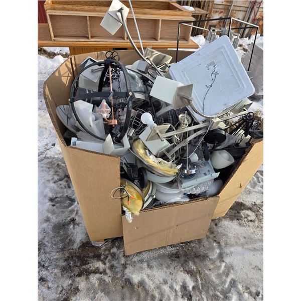 Bin of display electrical lighting
