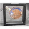 Image 2 : One Ounce .999 Fine Copper Medallion in Case