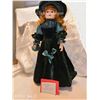 Image 1 : Porcelain Doll w/ Velvet Skirt