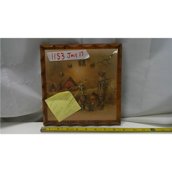 clock hand crafted in Canada