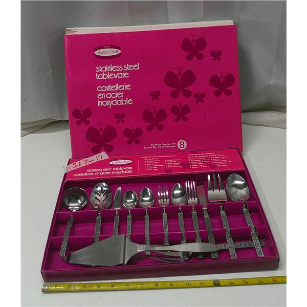 stainless steel tableware set