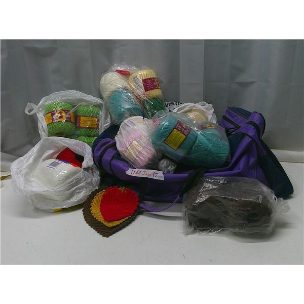 bag of yarn