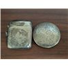 Image 1 : Sterling Silver Pin and Sterling Silver Case For Lighter Possibly w/ markings