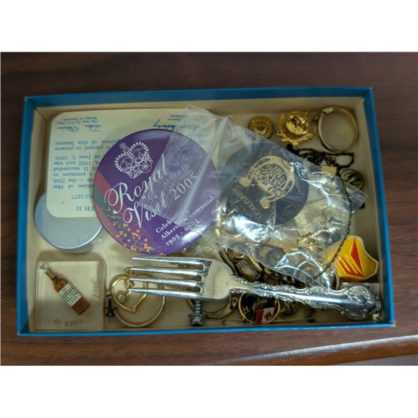 Lot of Misc. Pins, Charms, and etc.