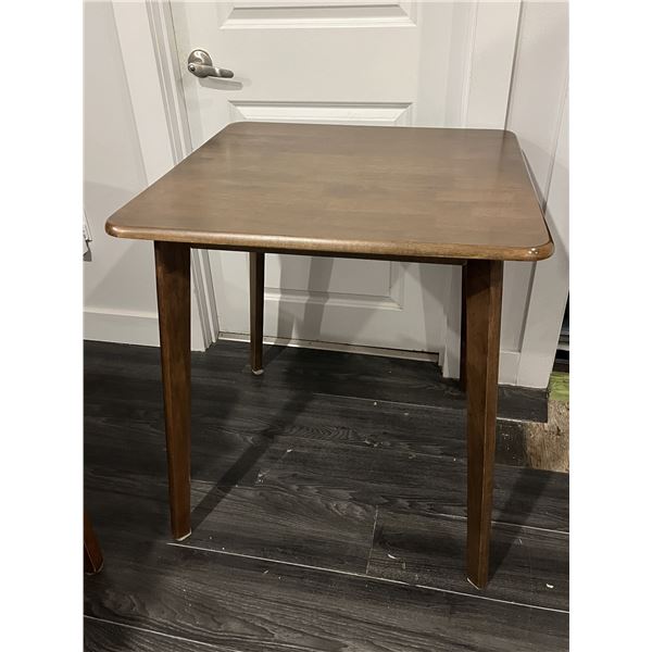 wood Table 27"z27" Table Top 29 3/4" Tall