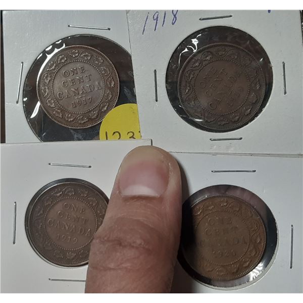 1917-1920 Canada Large One Cent.