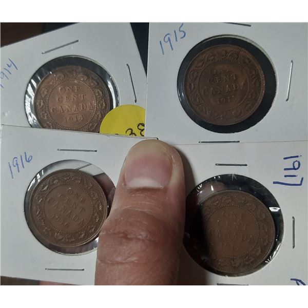 1914-1917 Canada Large One Cent.