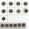 Image 1 : Lot of Special Colour and Uncolour Canada 25 Cents. (Total 15 Coins)